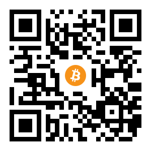 bitcoin:3LjCtiN6ayWRced7vh5ZiPfFChpvhGD9di black Bitcoin QR code