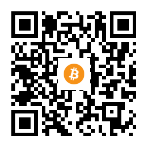 bitcoin:3LoPugFpmUbvyPKCjVy94tQSjAZ74x2mHb black Bitcoin QR code
