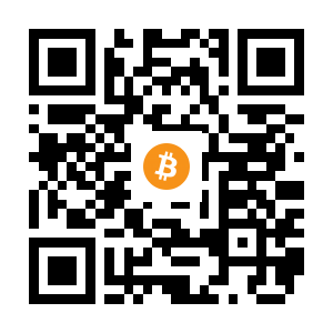 bitcoin:3LvVVjiTNuTkJWyjsHhCt53C4AjKnfnwpg black Bitcoin QR code