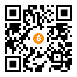 bitcoin:3LxumyTiXc17b2DvE8xauAjJM2FoJuHvBV black Bitcoin QR code
