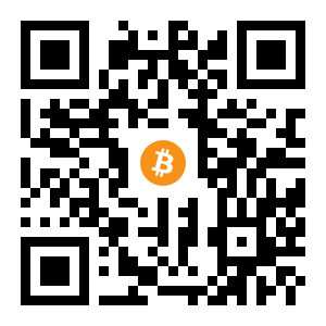 bitcoin:3LyMPREEd4Mwmv7k2XHiVbgCbiEG1Yb5YD black Bitcoin QR code