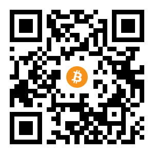 bitcoin:3LyVcdGJDiVSmfobMF7ZB8orUhV5Efydth black Bitcoin QR code