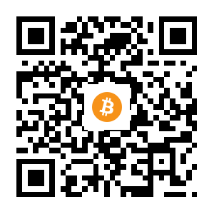 bitcoin:3MDsNRmWfzVgHjZ7HSrnX6CvsnvCm7p3ft black Bitcoin QR code