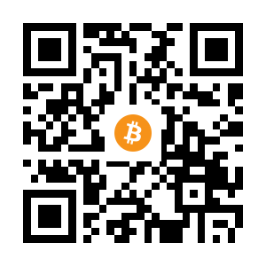 bitcoin:3MEbctYtzZBy4Au31NxZFv73iJwLWWpJji black Bitcoin QR code