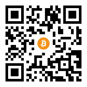 bitcoin:3MFVMSHahKUrcaxLiPHWGxPcB3dsQ3BeHG black Bitcoin QR code