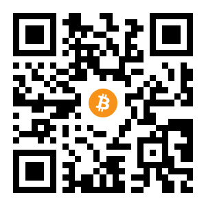 bitcoin:3MeRP4k2USyCTBWgcrrTDnMCixSjcPqRMN black Bitcoin QR code
