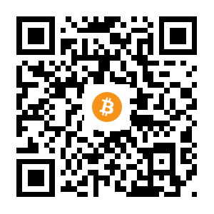 bitcoin:3MuUhdBEDd1sQmRZtScN3gh3njiH8u8CZS black Bitcoin QR code