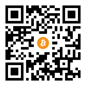 bitcoin:3MvevN9hd7Tmgje9s12GjygR6TkEL5s6FN black Bitcoin QR code