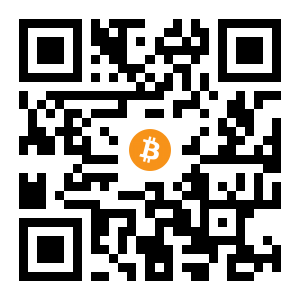 bitcoin:3MwddEdiTHxHbnV8MsdhdpwCPxWmvCQ23d black Bitcoin QR code