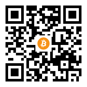 bitcoin:3MyZXCKi7HHWSZAJGZE4LH2aZF1B8GFyy1 black Bitcoin QR code