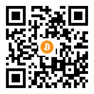 bitcoin:3N5hj14hdyg1qpTF11WVhXoYtZRtvvDzU8 black Bitcoin QR code