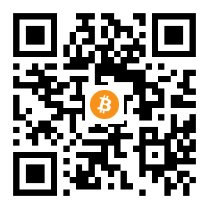 bitcoin:3N6BGU1mTS46X9zvkteuJaKjgHio1bwooi black Bitcoin QR code