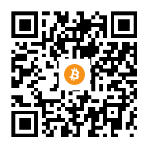 bitcoin:3NA83GziS5XpVMZipmQXvSRcZU5c5FGcet black Bitcoin QR code