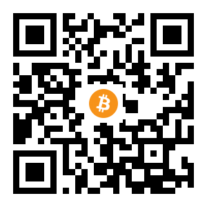 bitcoin:3NBMWbm6Vp276hrhw13ujTBqMaXb9WMCCS black Bitcoin QR code