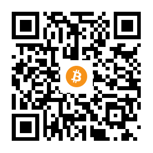 bitcoin:3NDeSgbTmEajvgAKtRMKvVZm2q4nndbheK black Bitcoin QR code