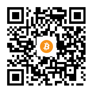 bitcoin:3NDocLCqLUgcp2D7WLxRC8xf1wysyXpaUR black Bitcoin QR code