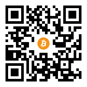 bitcoin:3NJS5aXB2iSt1omFQasbibGc5J2ARsEPiE black Bitcoin QR code