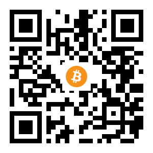 bitcoin:3NPPaLWX2q6V1NR5cuymChHCRMiRbfe6JS black Bitcoin QR code