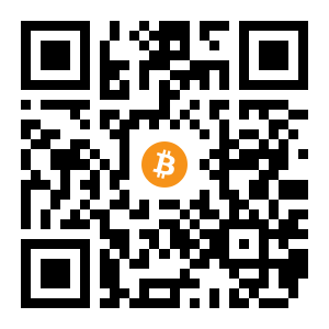bitcoin:3NSN79H2PrWu9baKvyBf7aoFa2i7WyZeDK black Bitcoin QR code