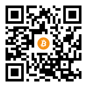 bitcoin:3NXCfk5E72r2eZmk4k58JtemvPxYs8N3AY black Bitcoin QR code