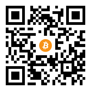 bitcoin:3NZag9R5Ax8t9WB3n1qWJaVhyayevDZaz7 black Bitcoin QR code