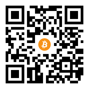 bitcoin:3Nc13JVpmQ95MnkYzQRbrqz8a2jko3MX4h black Bitcoin QR code