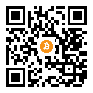 bitcoin:3NdTBHdDhchTq436ML241Y5Bd6ddM94xtM black Bitcoin QR code