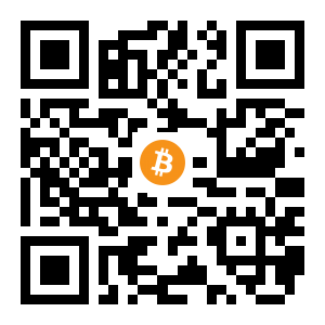 bitcoin:3Ne4TjGfWPgGr2cWFA1h2Adkt2wrX2zCTd black Bitcoin QR code