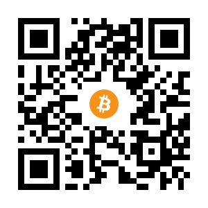 bitcoin:3NmDeVjUHGFXm54nKDLgACjEFEeCFgEY3o black Bitcoin QR code
