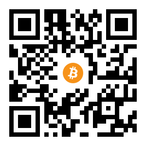 bitcoin:3NukrpFEBu92BWc4ZKet5NyDPCrSCs2sPB black Bitcoin QR code