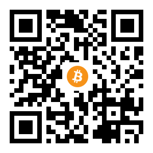 bitcoin:3NyuiZb4rw5GgkoGfwv4jPLm5pLBK7Q8yA black Bitcoin QR code