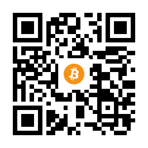 bitcoin:3NzfcZZd6GwyasLWyifySB54Zmt2UE8WTA black Bitcoin QR code