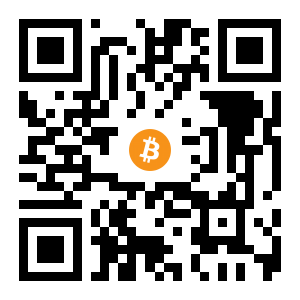 bitcoin:3P2ZuZMvUVJHhRn3sHUJRkoTUKDiSHQvC8 black Bitcoin QR code