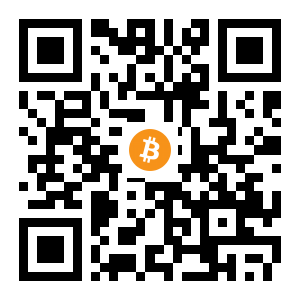 bitcoin:3P46mvMKiCotDKCfumpNK6KWjJhCHE5Khq black Bitcoin QR code