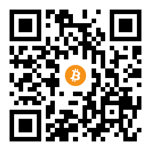 bitcoin:3P6WK59Q9hzVoc3jgwzongQt75fufqUwEG black Bitcoin QR code