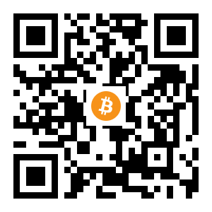 bitcoin:3P96BT3m1T8QKne1hzRREHisimt1XQTyCW black Bitcoin QR code