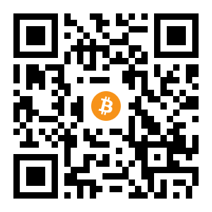 bitcoin:3P9V29XrTpfvjEAdMgqSeehqZ47mjUbXKA black Bitcoin QR code