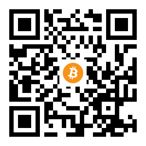 bitcoin:3PCaRsDa8Nu6sKxeWpSZNBZkaXYzFhwSun black Bitcoin QR code