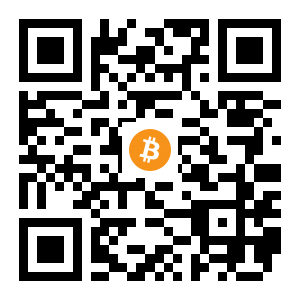 bitcoin:3PJegJr6j8to7mbUhcsEc9S27MiTnL7PhU black Bitcoin QR code