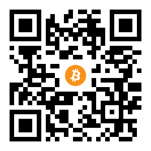 bitcoin:3PV61maxqz86kQXkzkLA9yo3xBFup99NgL black Bitcoin QR code