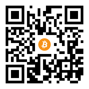 bitcoin:3PWn1AGqo8HWH8mXSsxx1Ytk87zMAAziFU black Bitcoin QR code