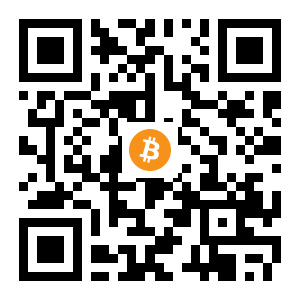 bitcoin:3PZFYdDuXR3X1FCo7DphAJEZUFt7n2MV2F black Bitcoin QR code