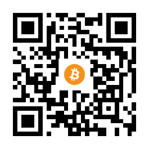 bitcoin:3Pau7qb9w3FBAd391DrAYiQ3VsBtxyiXe9 black Bitcoin QR code
