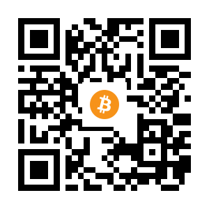 bitcoin:3Pc2ZscamuQdTLi48oukRxgftRBeC7CzVA black Bitcoin QR code