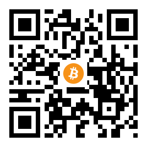 bitcoin:3PeDdkk7Awf1NqfrT1jfFwLmQJNUuSGnXU black Bitcoin QR code