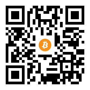 bitcoin:3PiNbddSVQ7EB1TECR9gfUjgYDK9JX1UUx black Bitcoin QR code