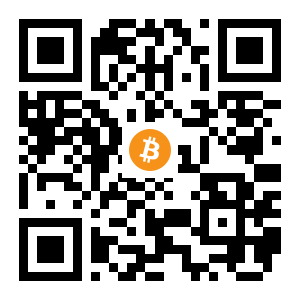 bitcoin:3PiovYPQtSLQ9hhDaVmRunSxbqZM6KsgDS black Bitcoin QR code