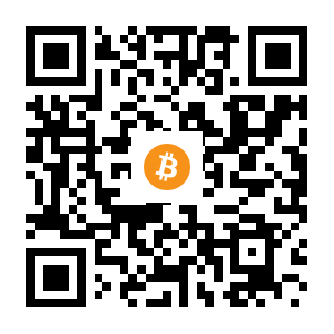 bitcoin:3PjTEdJXmiWJMdngSejK9gZVYgRJih1WTi black Bitcoin QR code