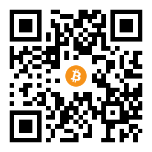 bitcoin:3PnHrif3PSe64UewACfQDGA8grLF3uKZA3 black Bitcoin QR code