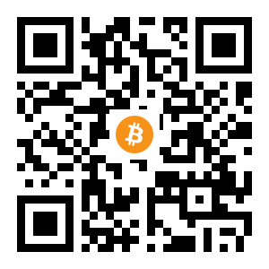 bitcoin:3PnxVKCVGXVt68ajPStesURoSK2veJGuBk black Bitcoin QR code